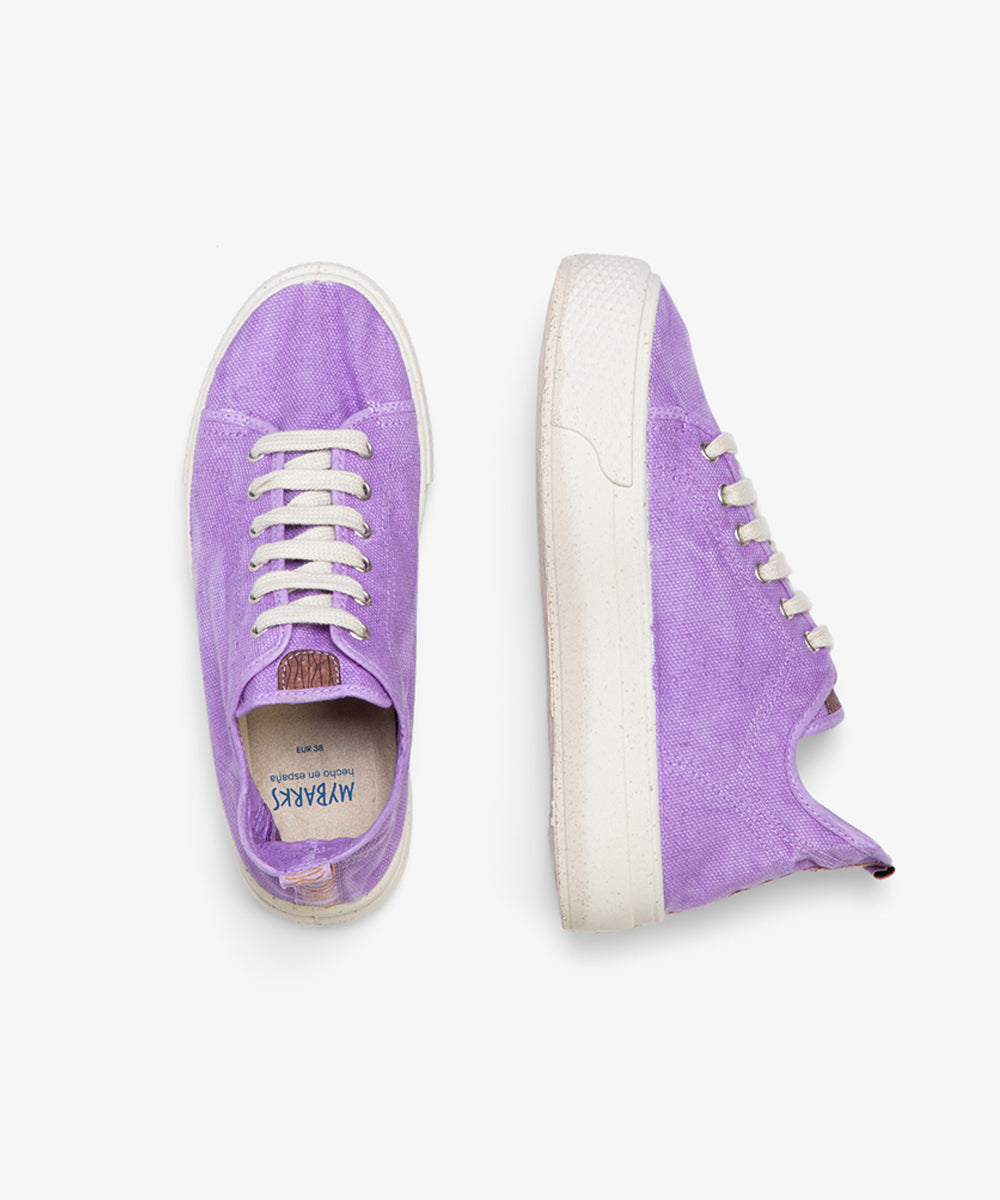 Zapatillas ecológicas con aroma a pino Verona Lilas - MyBarks